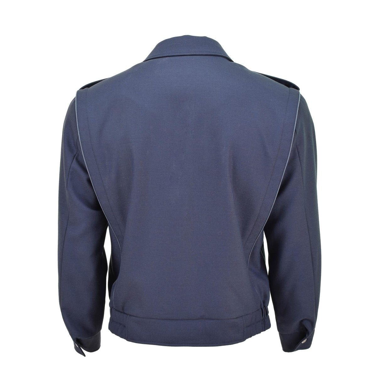 Véritable blouson bleu de l'armée tchèque, boutons argentés, veste militaire décontractée, NEUF