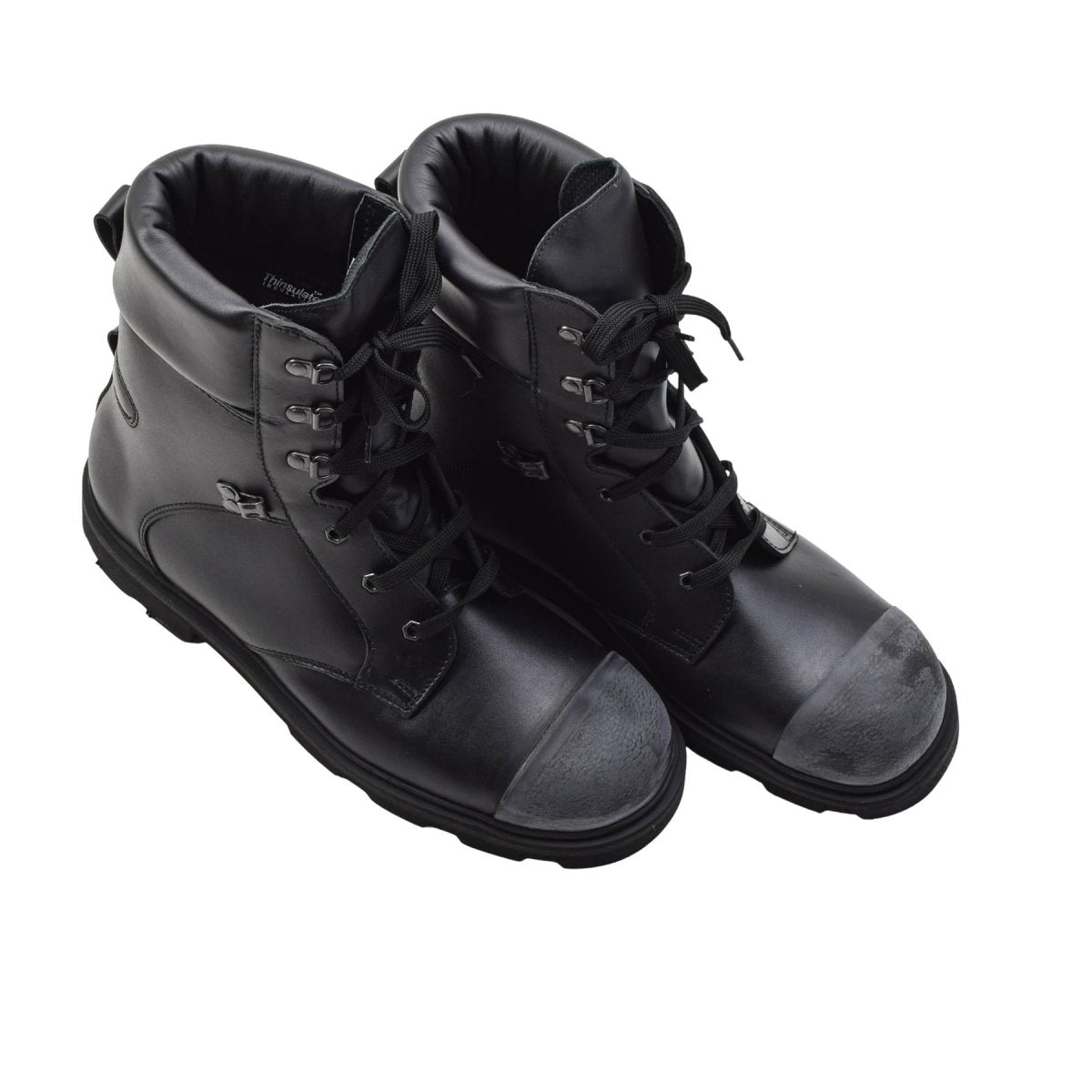 Véritables bottes d'hiver militaires tchèques ILS Liner Thinsulate Bout renforcé Noir
