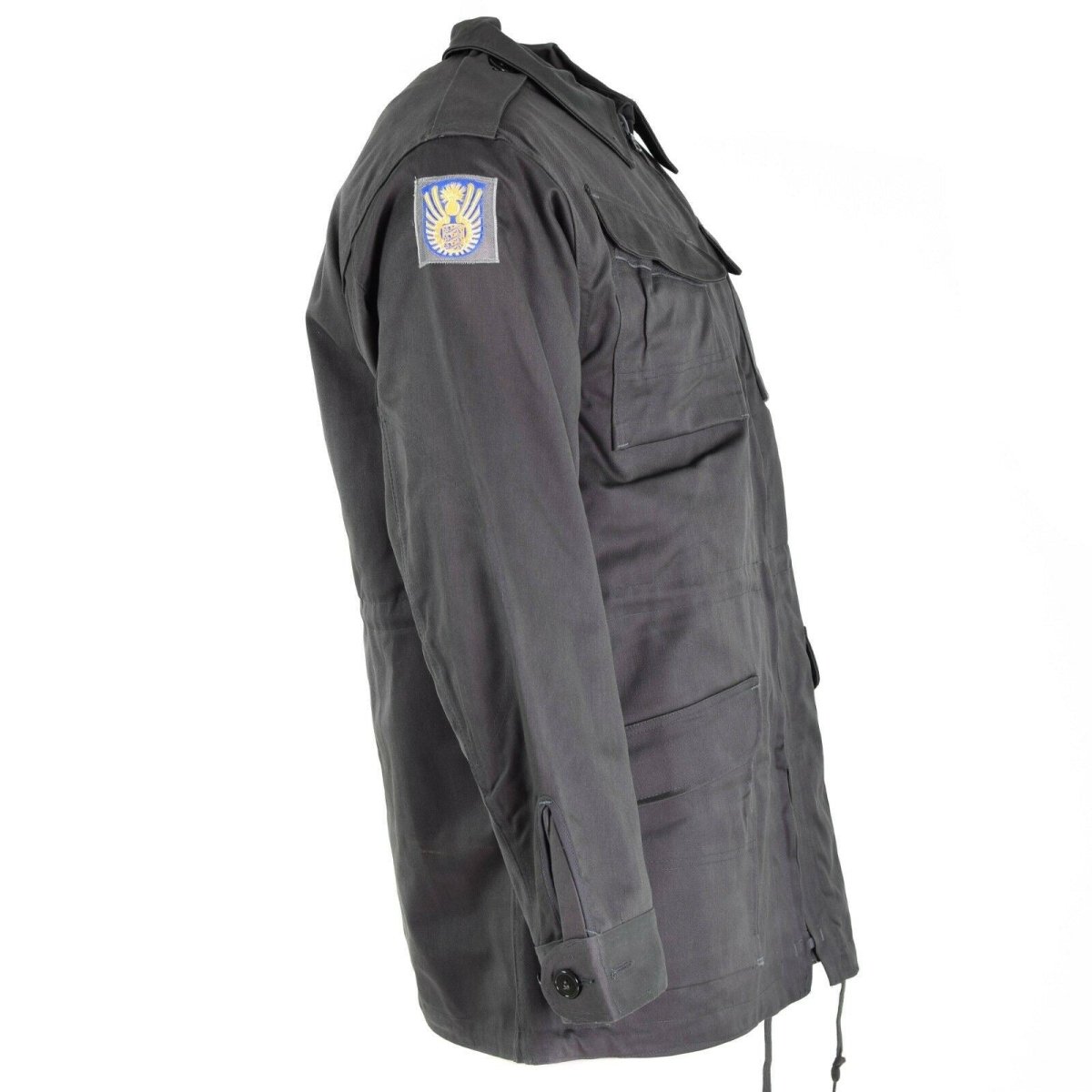 Veste de combat authentique de l'armée danoise M71, surplus militaire gris du Danemark, NEUF