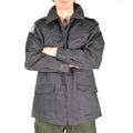 Veste de combat authentique de l'armée danoise M71, surplus militaire gris du Danemark, NEUF