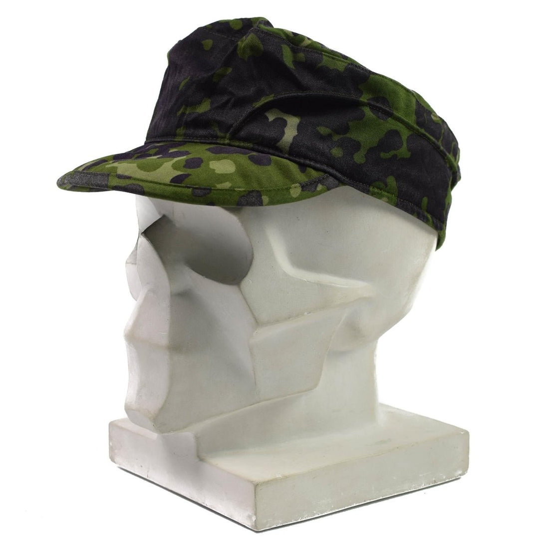 Véritable casquette de terrain de l'armée danoise militaire M84 Flecktarn Camo chapeau d'été jungle