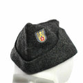 Casquette de combat militaire en laine de l'armée danoise authentique, chapeau des années 1950