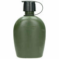 Véritable gourde de l'armée néerlandaise avec pochette et gobelet en acier inoxydable Couvercle avec capuchon DPM camouflage MOLLE