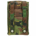 Véritable gourde de l'armée néerlandaise avec pochette et gobelet en acier inoxydable Couvercle avec capuchon DPM camouflage MOLLE