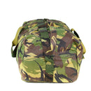 Genuine Dutch Army DPM woodland camouflage weekend bag with durable fabric and shoulder straps for outdoor and travel use.