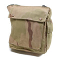 Véritable sac à masque à gaz de l'armée néerlandaise, pochette à bandoulière camouflage désert militaire excédentaire, NEUF