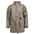 Véritable parka de l'armée néerlandaise avec doublure OD manteau vert veste d'officier pour homme Kaki NEUF