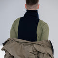Véritable écharpe de l'armée néerlandaise tube de cou d'hiver bleu surplus militaire néerlandais NEUF
