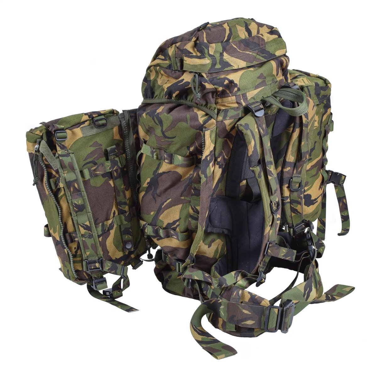 Sac à dos militaire néerlandais authentique modèle DPM sac à dos de combat 60L sac à dos tactique