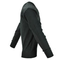 Pull hollandais authentique Pull de l'armée Pull Commando Vert foncé Col en V Homme NEUF 