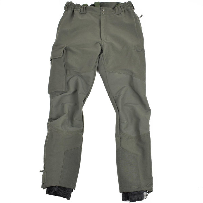 Véritable pantalon alpin O.D de l'armée française avec protection cheville et bretelles NEUF - GoMilitar