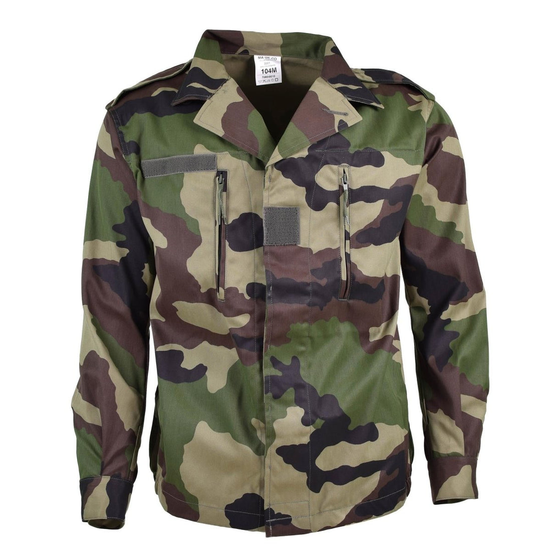 Véritable veste de combat F2 de l'armée française fatigue camouflage CE surplus militaire NEUF
