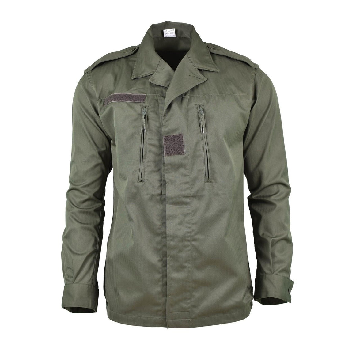 Veste de combat F2 authentique de l'armée française, chemise de surplus militaire, olive OD NEUF