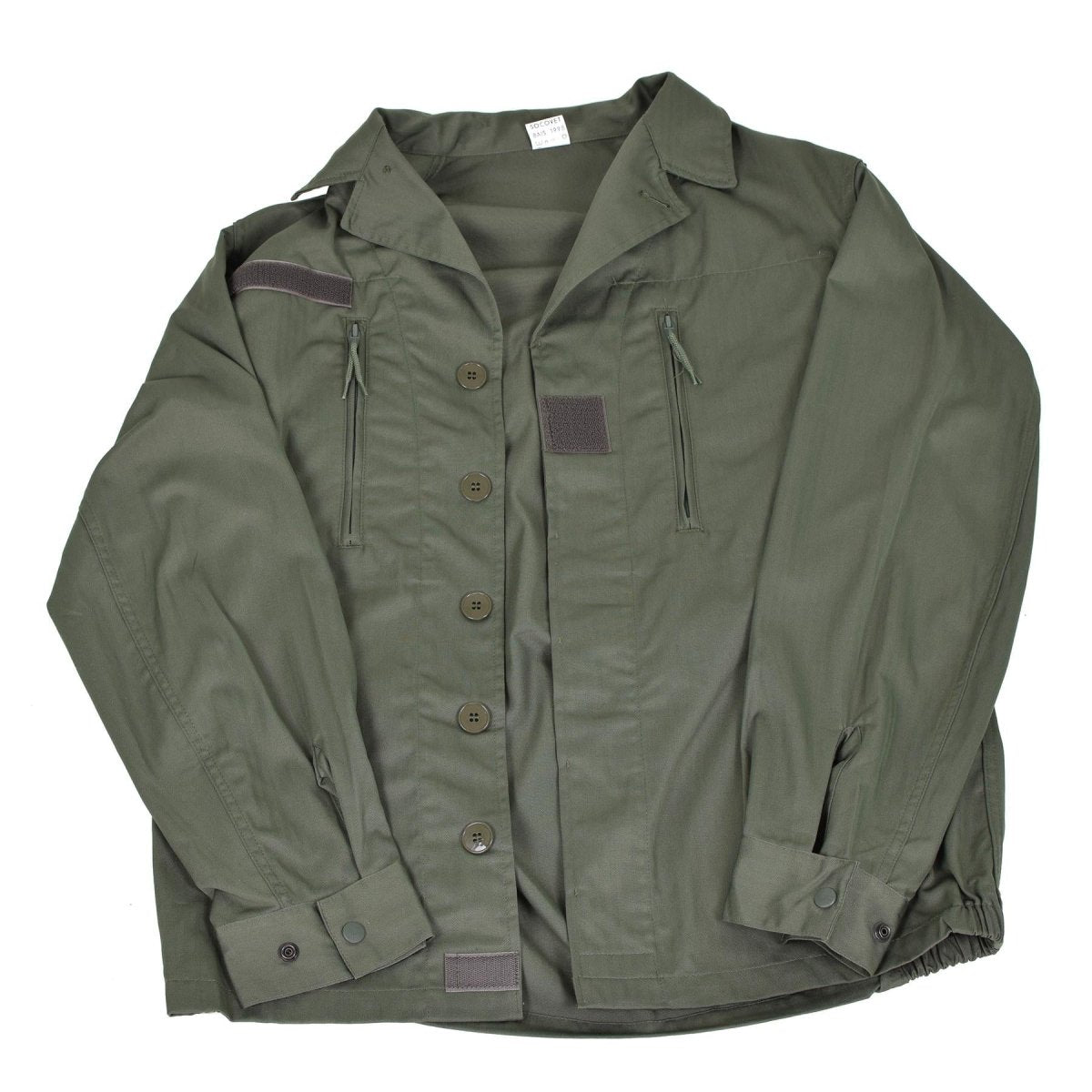 Veste de combat F2 authentique de l'armée française, chemise de surplus militaire, olive OD NEUF