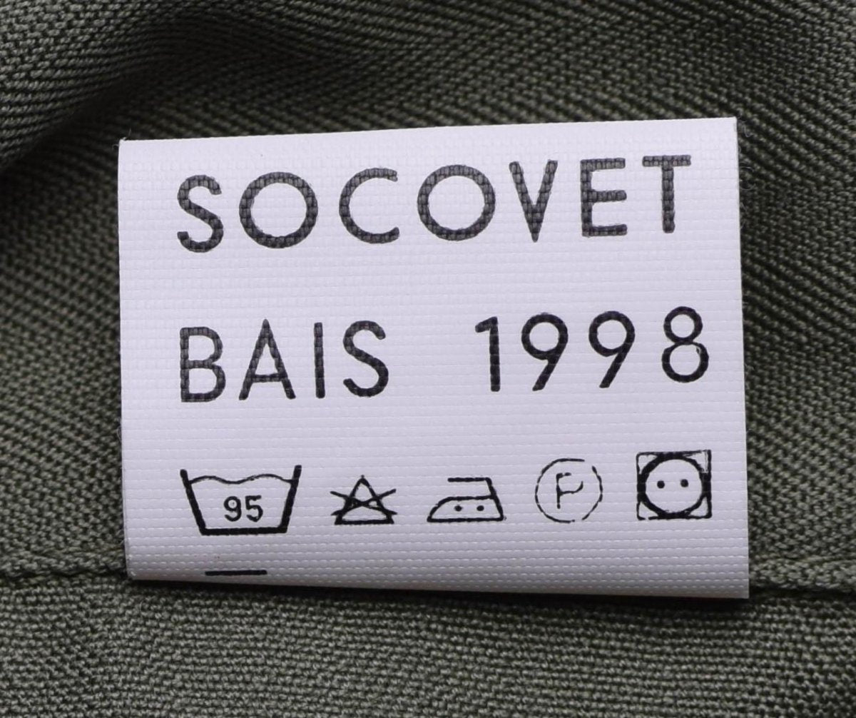 Veste de combat F2 authentique de l'armée française, chemise de surplus militaire, olive OD NEUF
