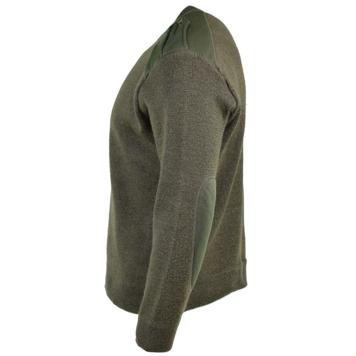 Véritable Pull Armée Française Olive Commando Militaire Homme Pull Col Rond NEUF