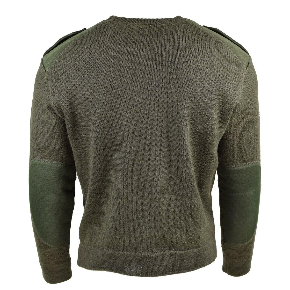 Véritable Pull Armée Française Olive Commando Militaire Homme Pull Col Rond NEUF