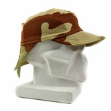 Véritable casquette de combat de l'armée française Chapeau queue-de-pie camouflage désert avec rabat de cou