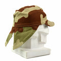 Véritable casquette de combat de l'armée française Chapeau queue-de-pie camouflage désert avec rabat de cou