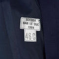 Véritable manteau militaire français Trench-coat de l'armée Veste femme bleu foncé NEUF