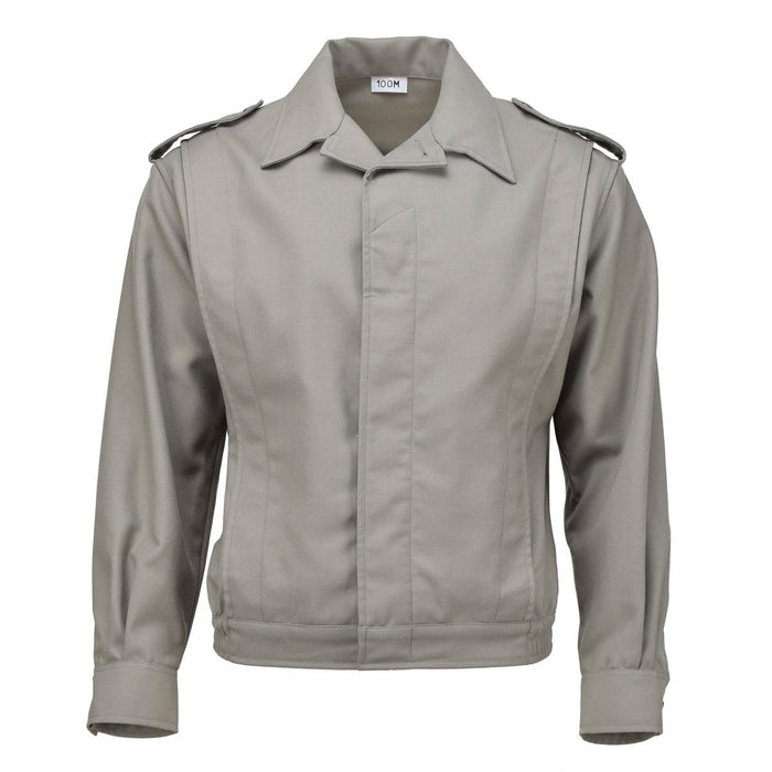 Véritable veste militaire française chemisier ike chemise gris vintage surplus blouson NOUVEAU - GoMilitar