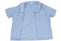 Chemise à manches courtes en coton bleu véritable de la police militaire française Gendarme NEUF