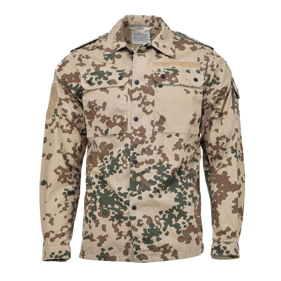 Chemisier de campagne authentique de l'armée géorgienne, chemises tactiques de terrain camouflage tropentarn