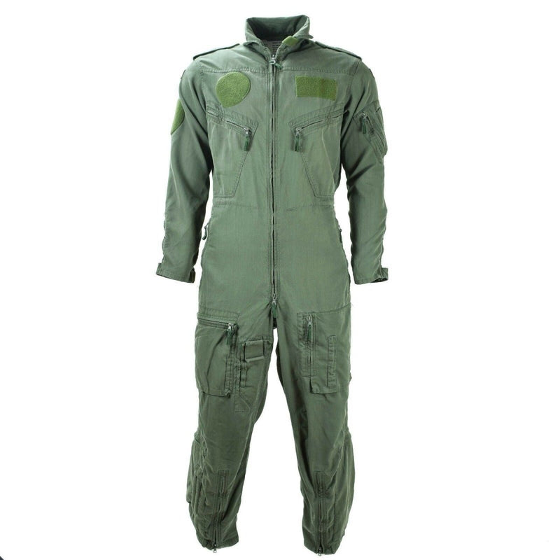 Genuine German army aramid fiber flight suit coverall pilot overall Green - GoMilitar