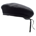 Véritable béret noir de l'armée allemande, casquette de commandement militaire en laine de qualité, neuf