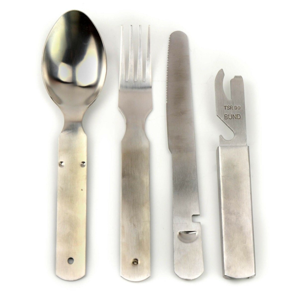Véritable ensemble de couverts de l'armée allemande, ustensiles de cuisine, kit multi-outils, couverts NEUF