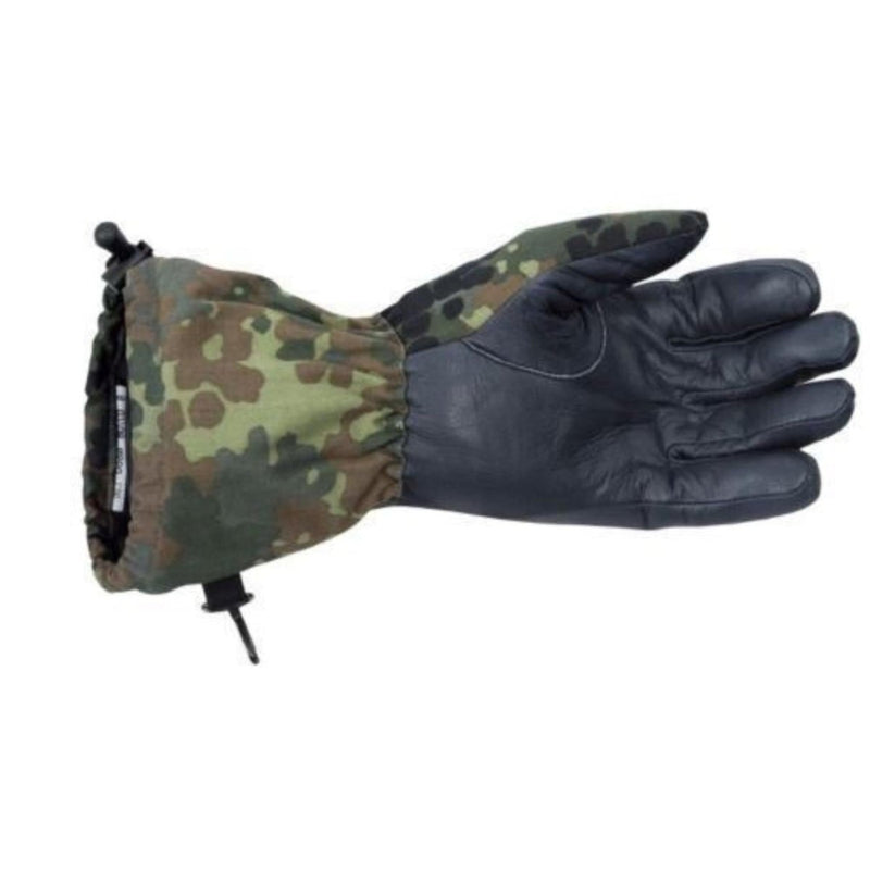 Genuine German army flecktarn camo winter warm combat gloves lined military - GoMilitar