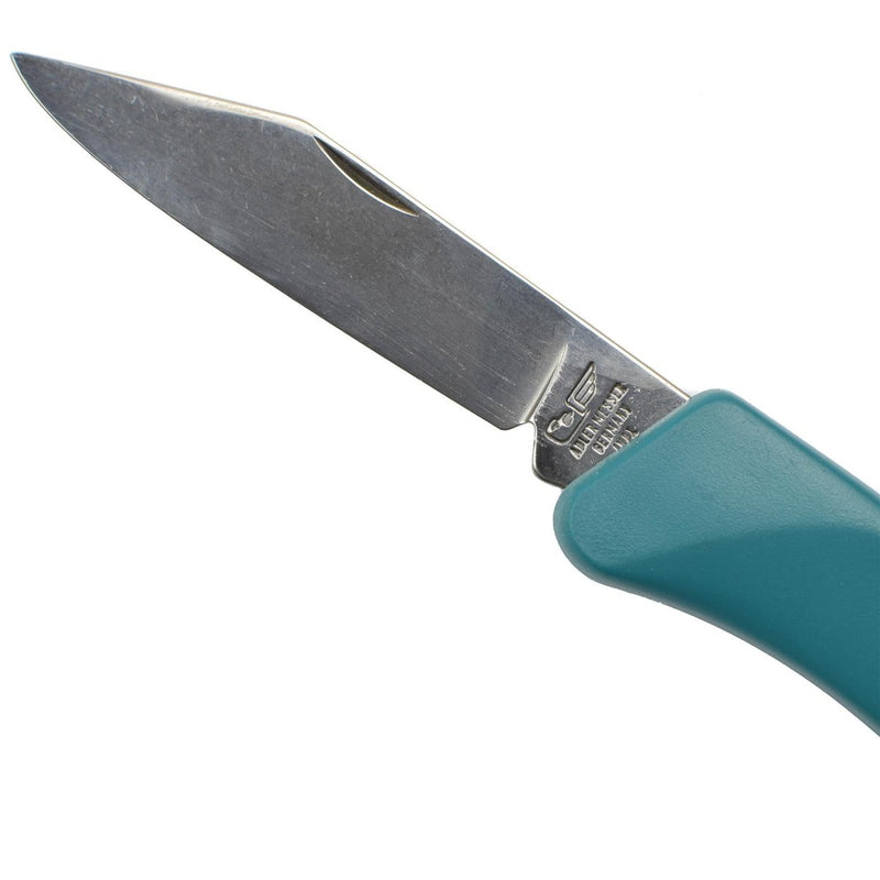 Genuine German army folding pocket knife clip point stainless steel blade NEW - GoMilitar