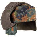 Véritable casquette militaire d'hiver de l'armée allemande flecktarn chapeau chaud pour temps froid
