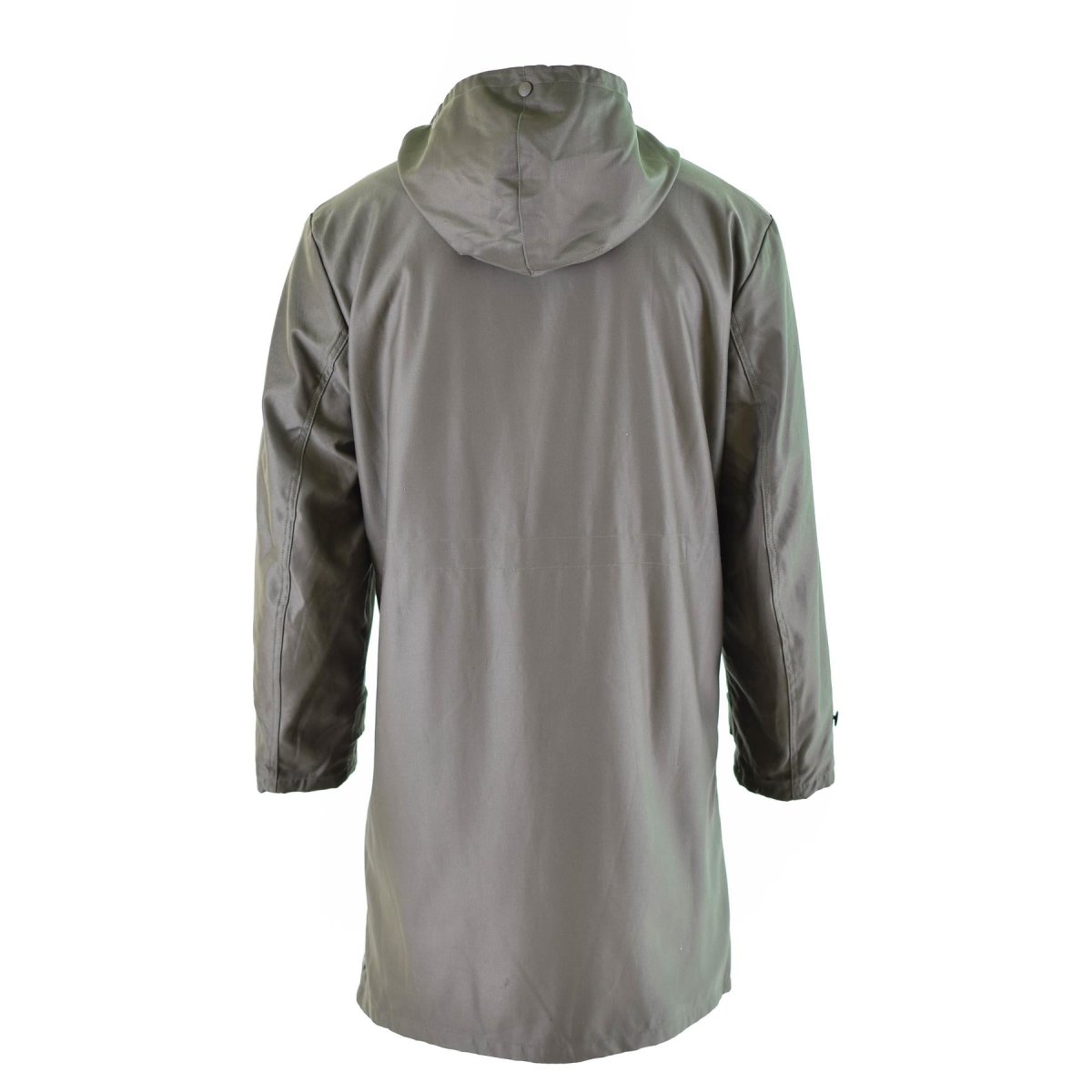 Véritable parka de l'armée allemande olive veste militaire excédentaire manteau long OD vintage NEUF