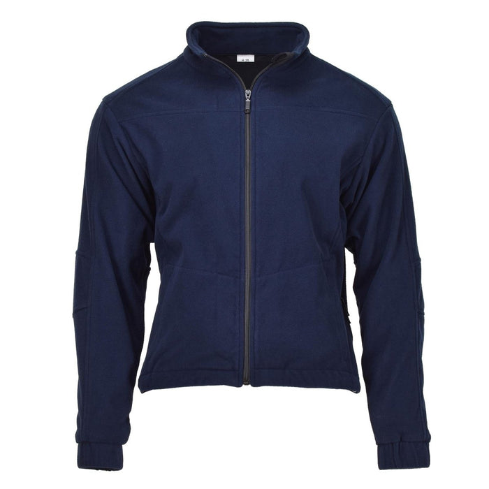 Véritable veste polaire bleue de la police de l'armée allemande, pull chaud par temps froid NOUVEAU - GoMilitar