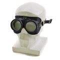 Lunettes de protection authentiques de l'armée allemande BW noir Auer masque facial surplus NEUF