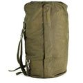 Véritable sac de voyage de l'armée allemande avec bretelles, grand sac à dos olive