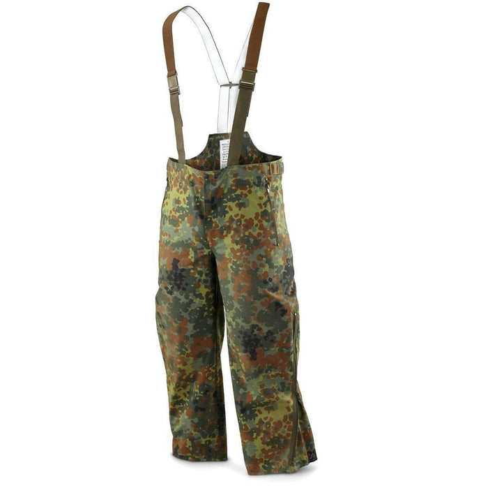 Véritable pantalon de l'armée allemande GoreTex Bib n Brace Flecktarn pantalon global NOUVEAU - GoMilitar