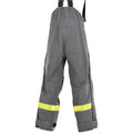 Pantalon de protection allemand gris authentique, salopette et bretelles en aramide résistant à la chaleur