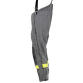 Pantalon de protection allemand gris authentique, salopette et bretelles en aramide résistant à la chaleur