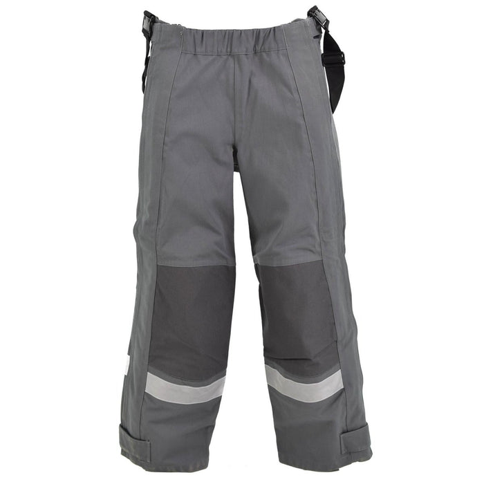 Pantalon de protection gris allemand d'origine, salopette et bretelles en aramide résistant à la chaleur - GoMilitar