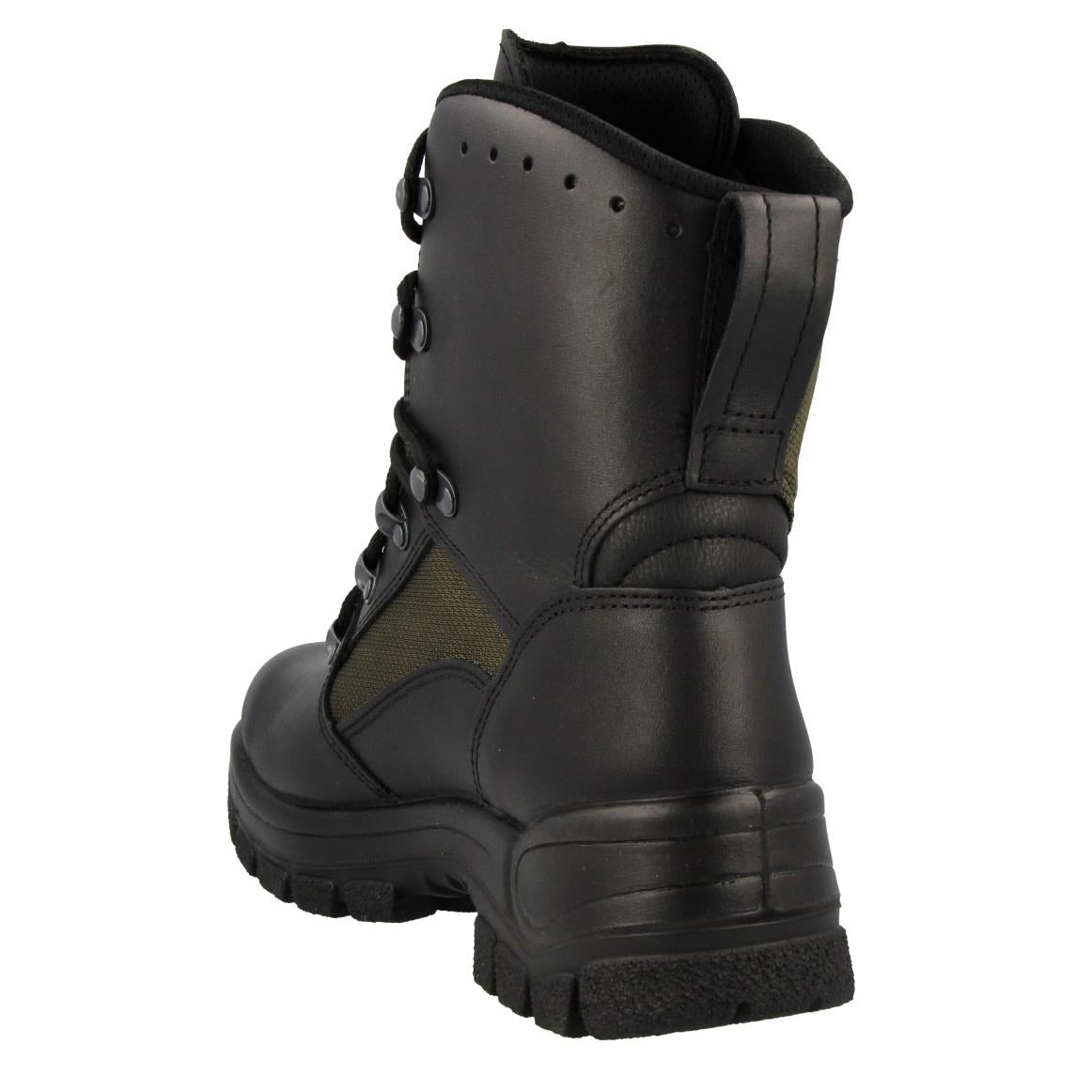 Véritables bottes de combat militaires allemandes en cuir et textile, chaussures de terrain tactiques NEUVES