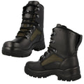 Véritables bottes de combat militaires allemandes en cuir et textile, chaussures de terrain tactiques NEUVES