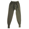 Véritable sous-vêtement thermique militaire allemand pantalon d'hiver en coton olive surplus NEUF