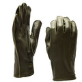 Gants de patrouille OD en cuir véritable de la police allemande authentique Olive OD NEUF Authentique