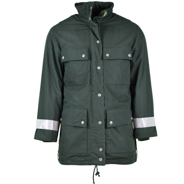 Véritable veste de police allemande GoreTex verte imperméable BGS Parka Border Guard