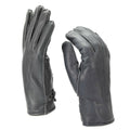 Gants de patrouille en cuir véritable de la police allemande, doublés de laine grise, 100 % chauds pour l'hiver, NEUF