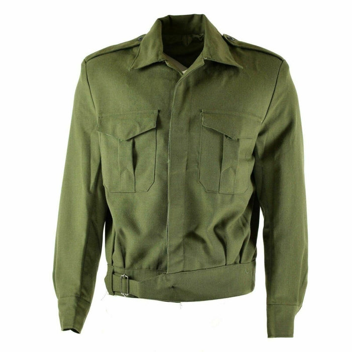Véritable armée grecque Field Ike veste gabardine laine blaze Kaki militaire NOUVEAU - GoMilitar