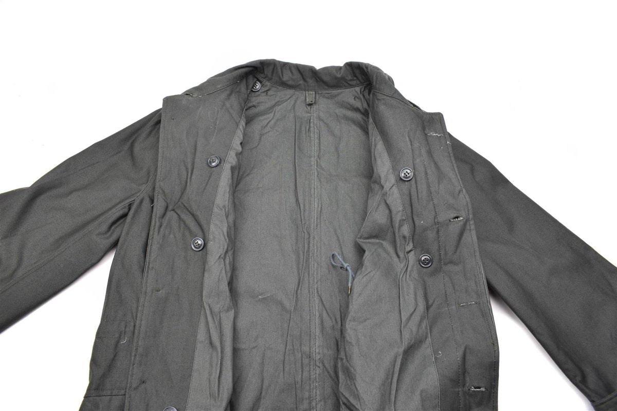 Véritable veste non doublée de l'armée grecque M65, uniforme de travail gris, surplus militaire, NEUF