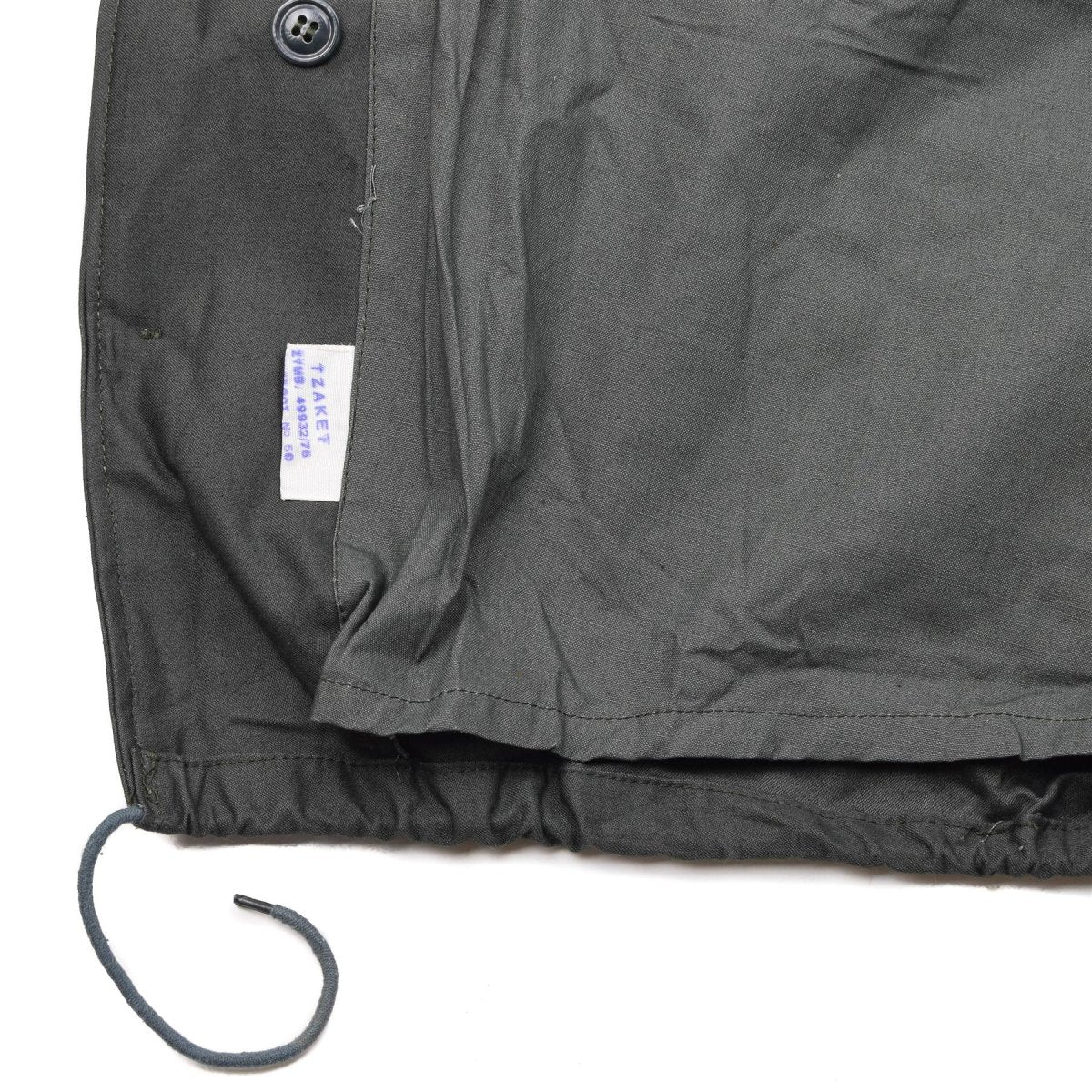 Véritable veste non doublée de l'armée grecque M65, uniforme de travail gris, surplus militaire, NEUF